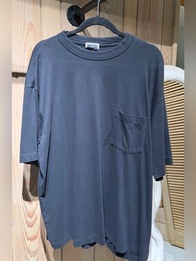 Kith Washed Navy Pocket Tee – XL – $40